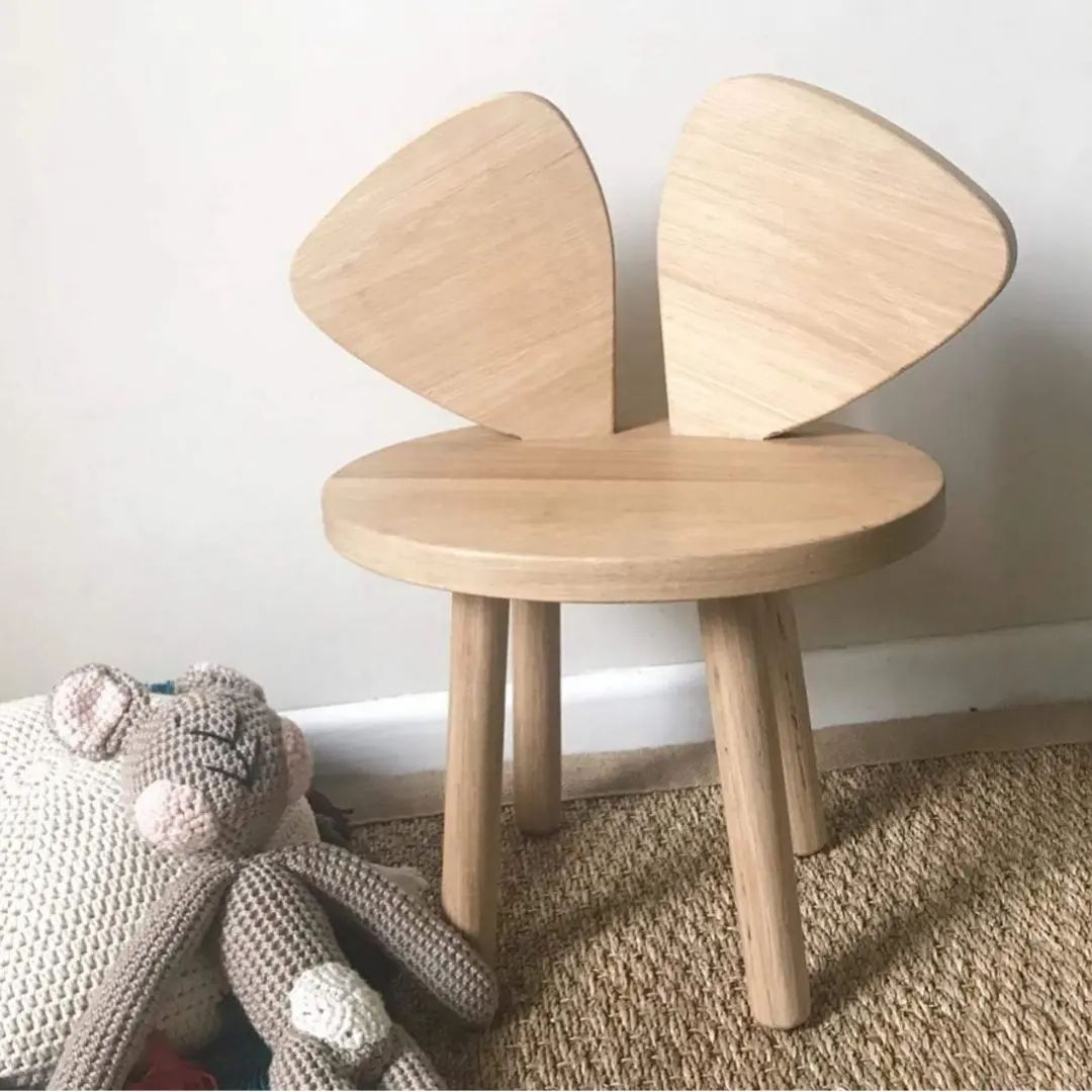Nursery_Kids_Chair_Mouse_SolidWood