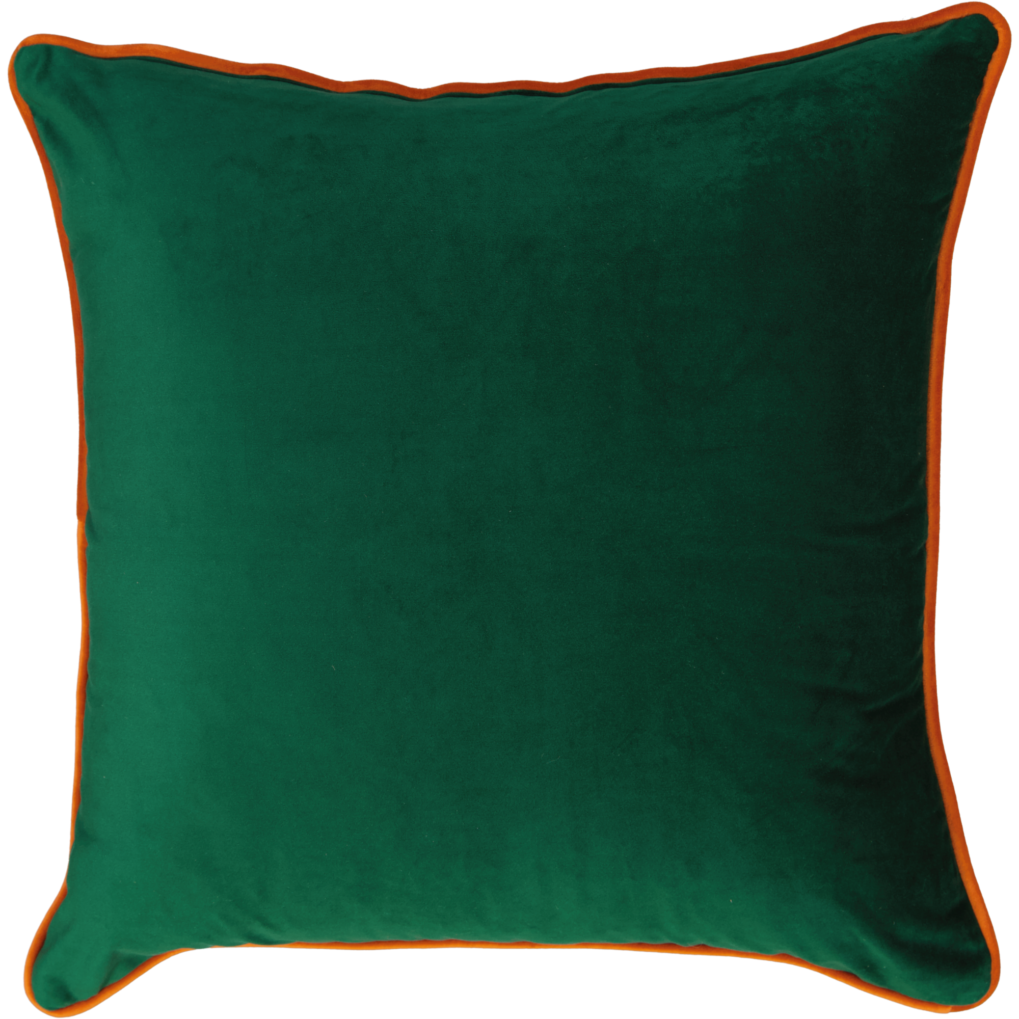 Velvet Scatter Cushions with Contrast Piping
