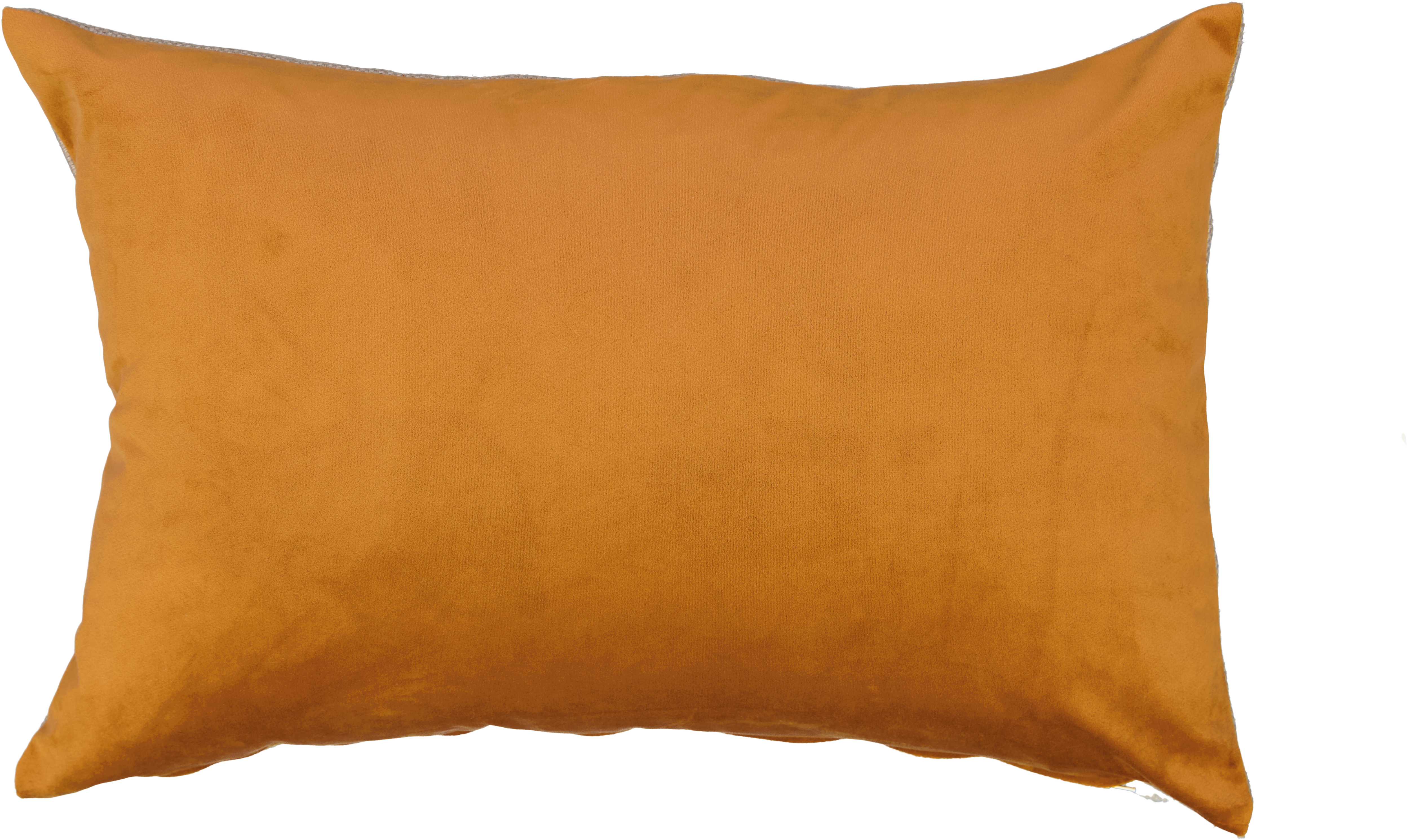 Velvet & Linen Kidney Cushion
