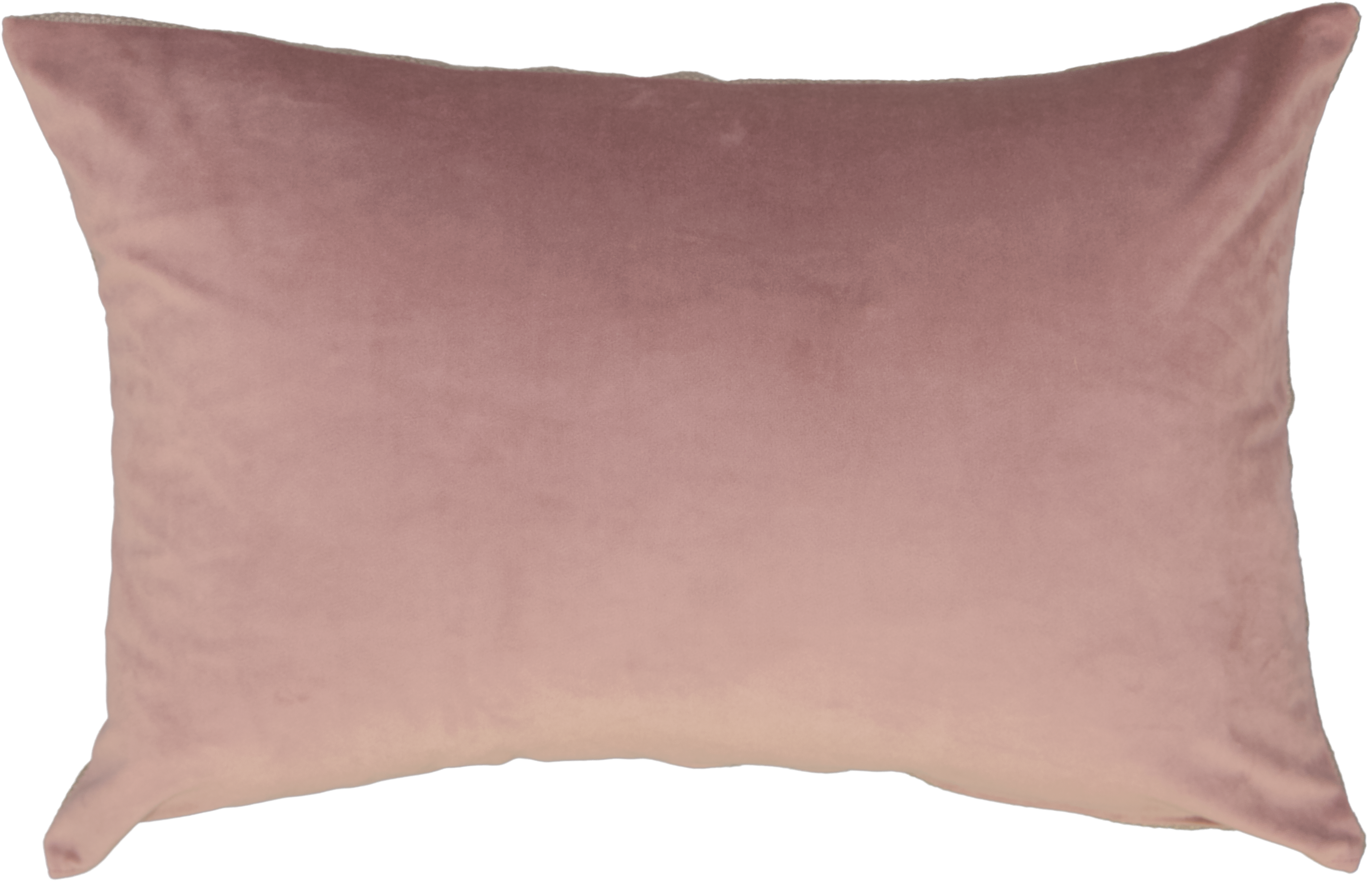 Velvet & Linen Kidney Cushion