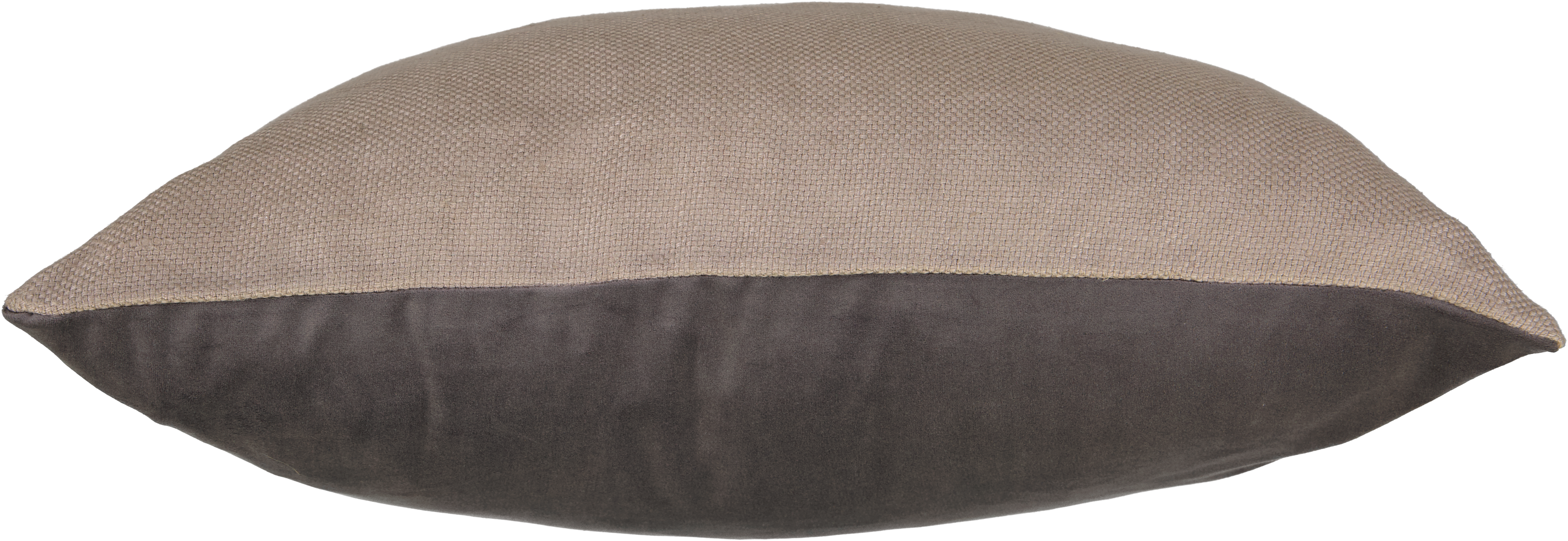 Velvet & Linen Kidney Cushion