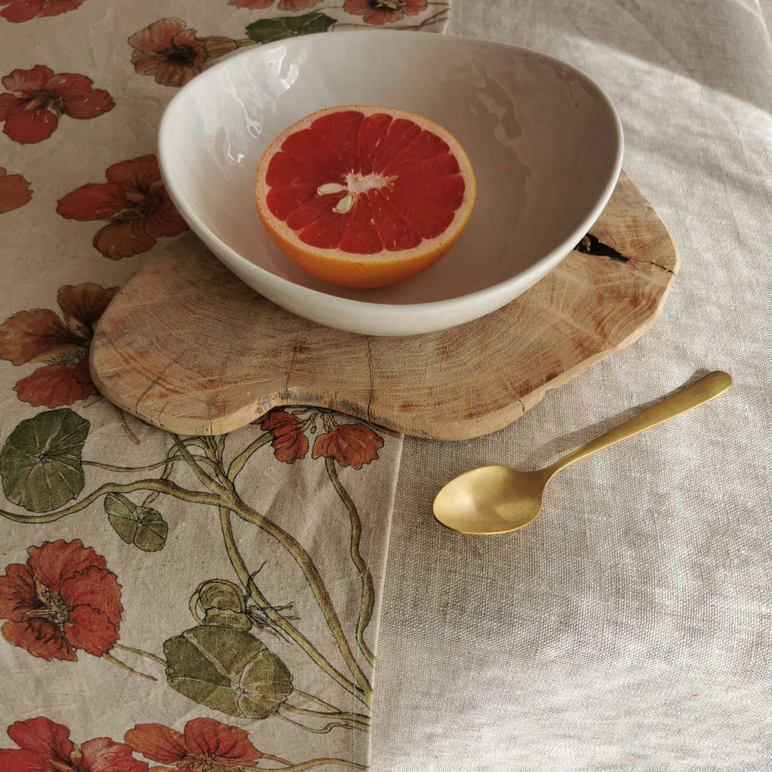 TableLinen_TableRunners_Hemp_Print_Nasturtium