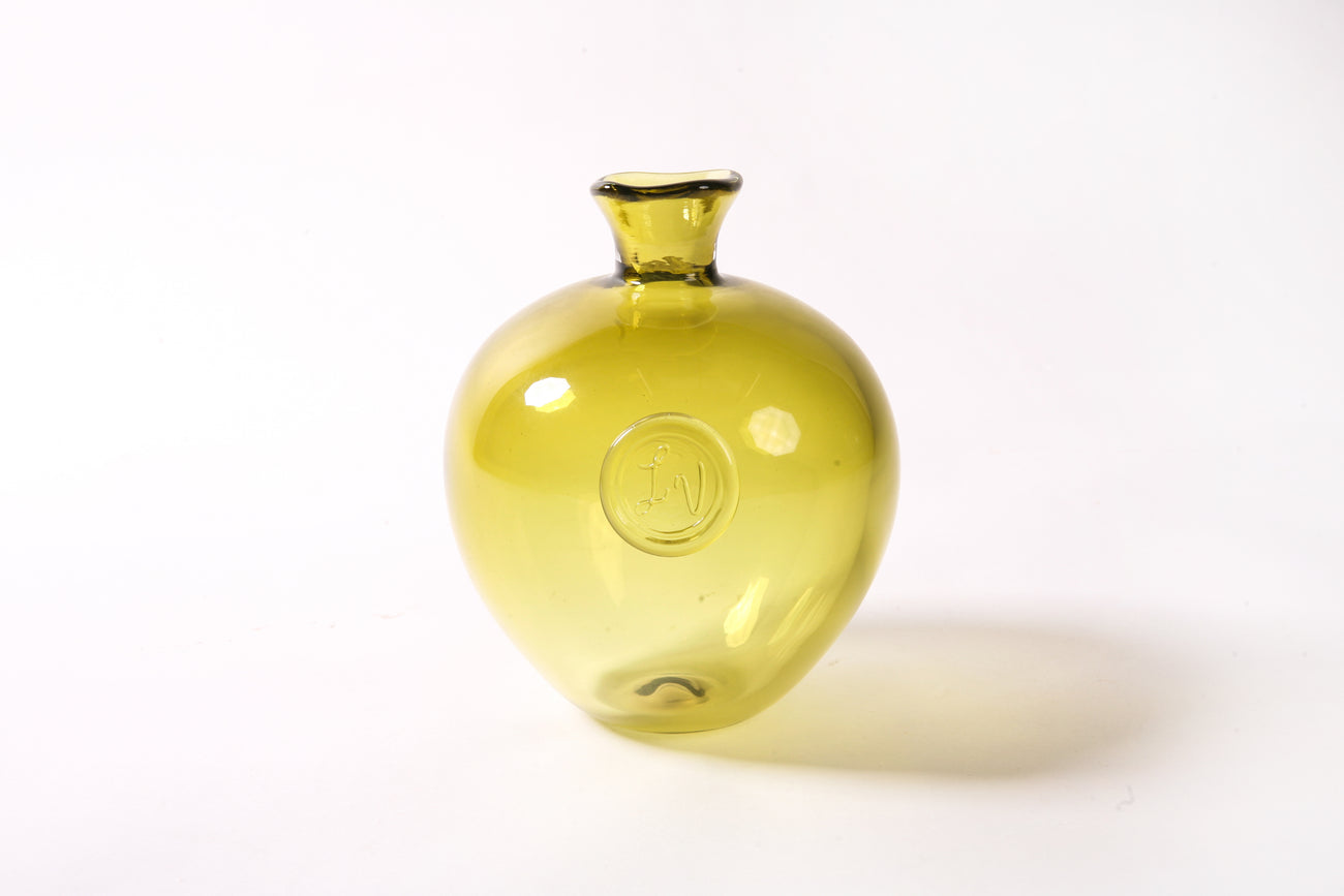 Vases_Cloche_Glass_Handblown_Olive