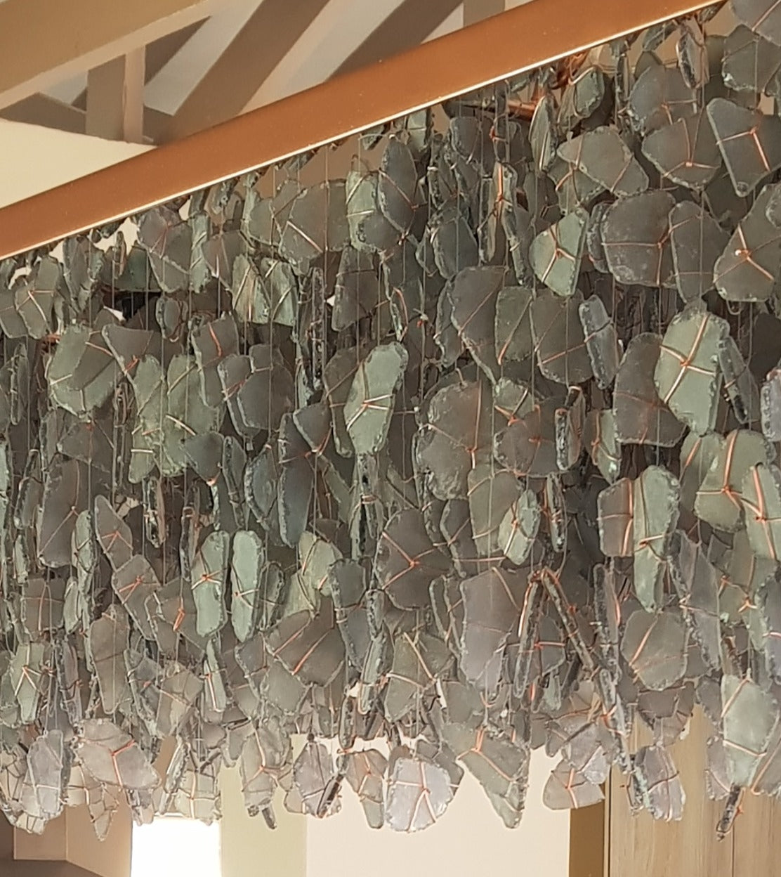 Lighting_Recycled_Glass_Linear_Chandelier_Charcoal_Copper