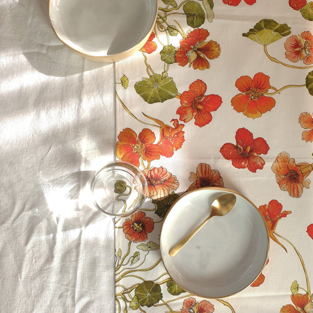 TableLinen_TableRunners_Cotton_Print_Nasturtium