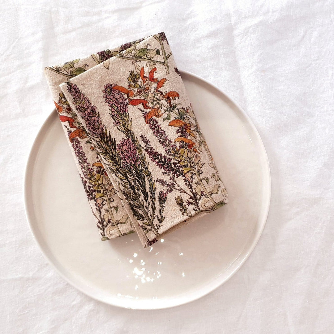 TableLinen_Napkins_NapkinSet_Hemp_Print_Fynbos