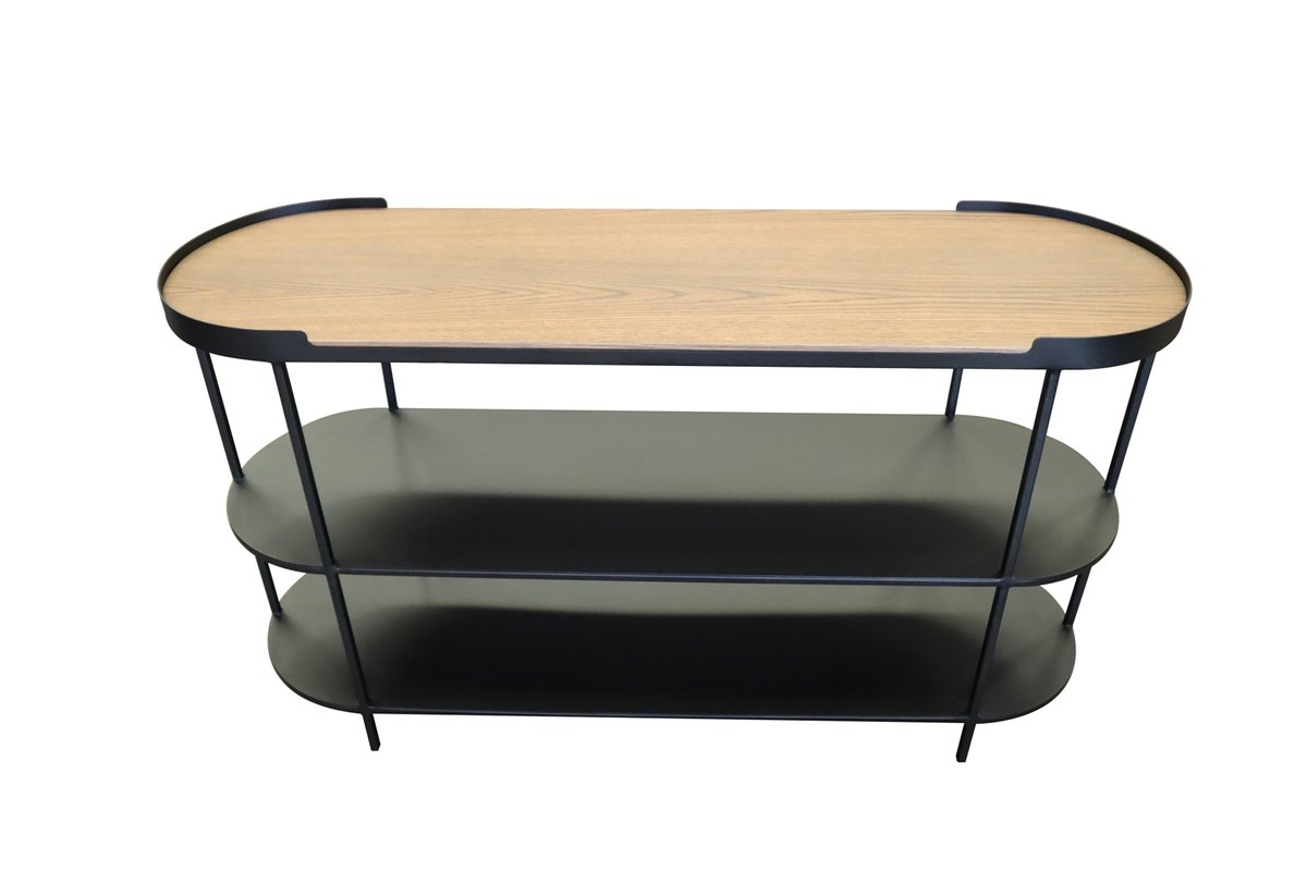 Furniture_Console_Metal_Wood_Black