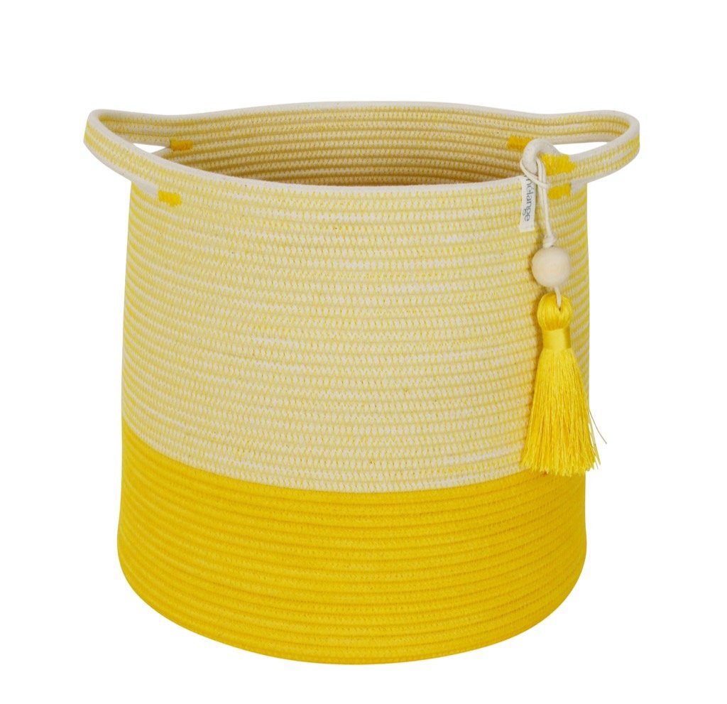 Decor_Baskets_Conical_Yellow
