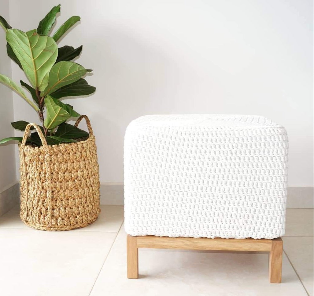 Ottoman_Crochet_ Handmade_White
