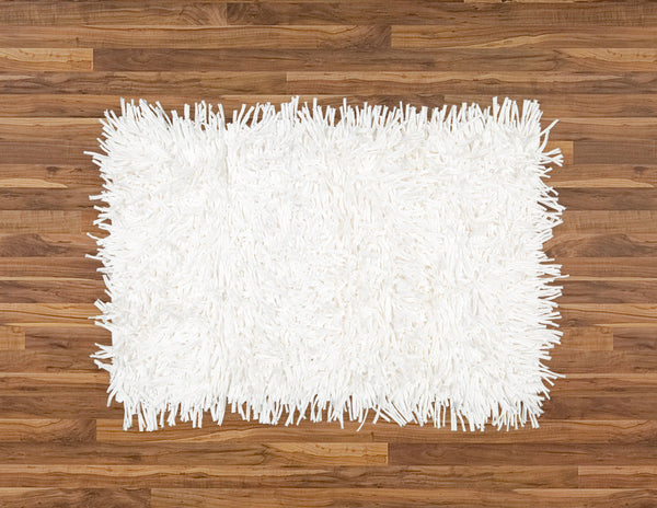 Bathmat_Showermat_Handwoven_Shaggy_White