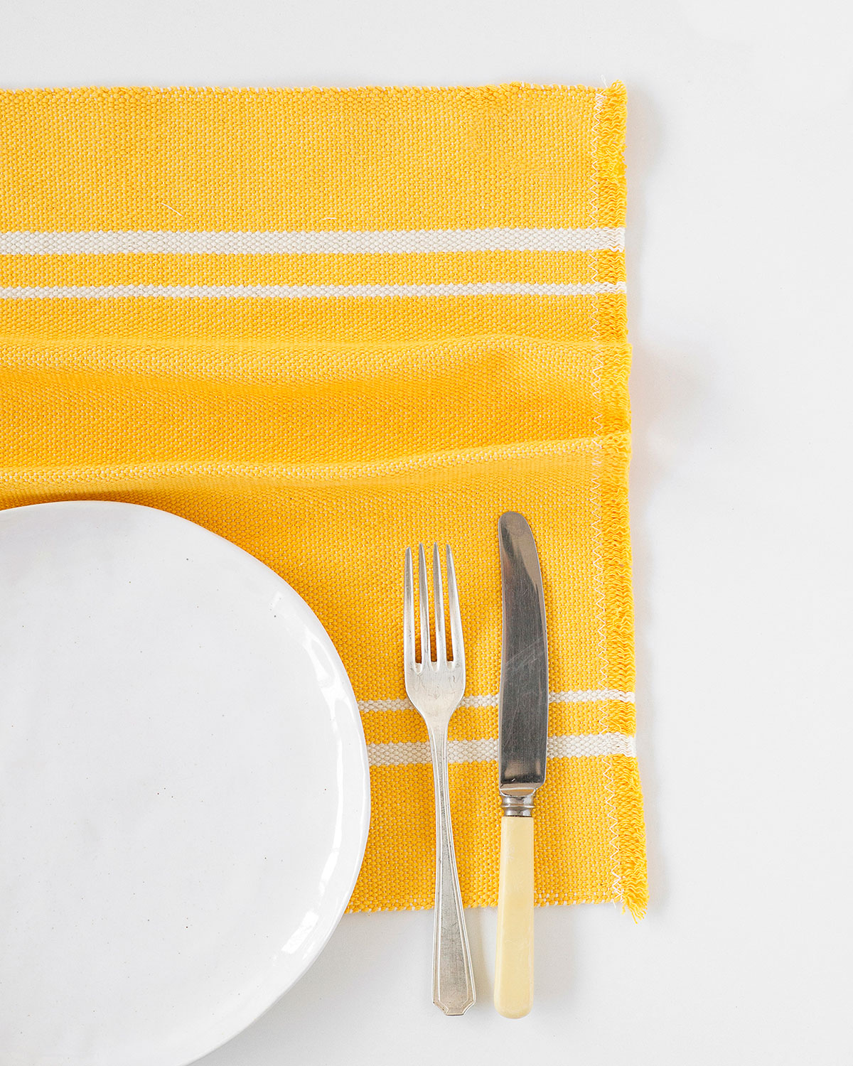 TableLinen_Placemats_Handwoven_Yellow