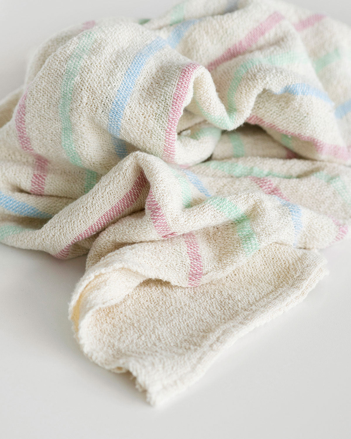 Nursery_BabyBlanket_Handwoven_Cotton_Candy_Stripe