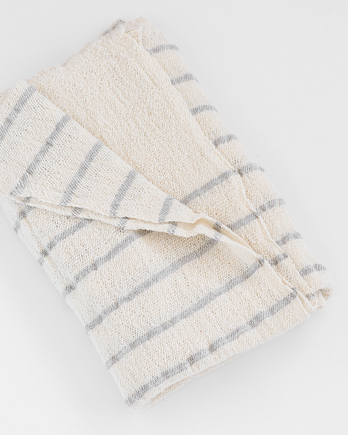 Nursery_BabyBlanket_Handwoven_Cotton_Stripe_Grey
