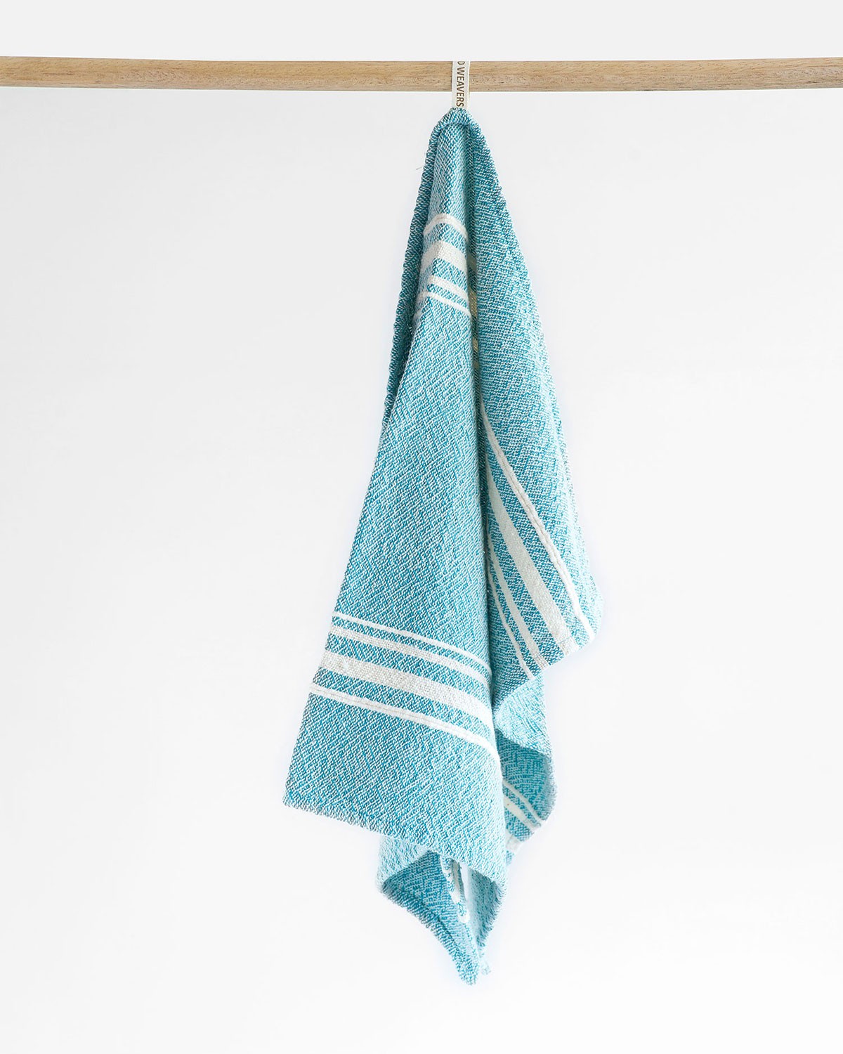 Towels_KitchenTowel_TeaTowel_Handwoven_Contemporary_Turquoise