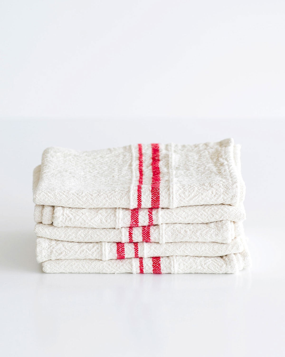 Towels_KitchenTowel_TeaTowel_Handwoven_Striped_Red