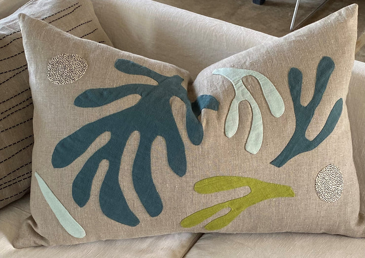 Scatter_Cushions_Appliques_Fronds_Handmade