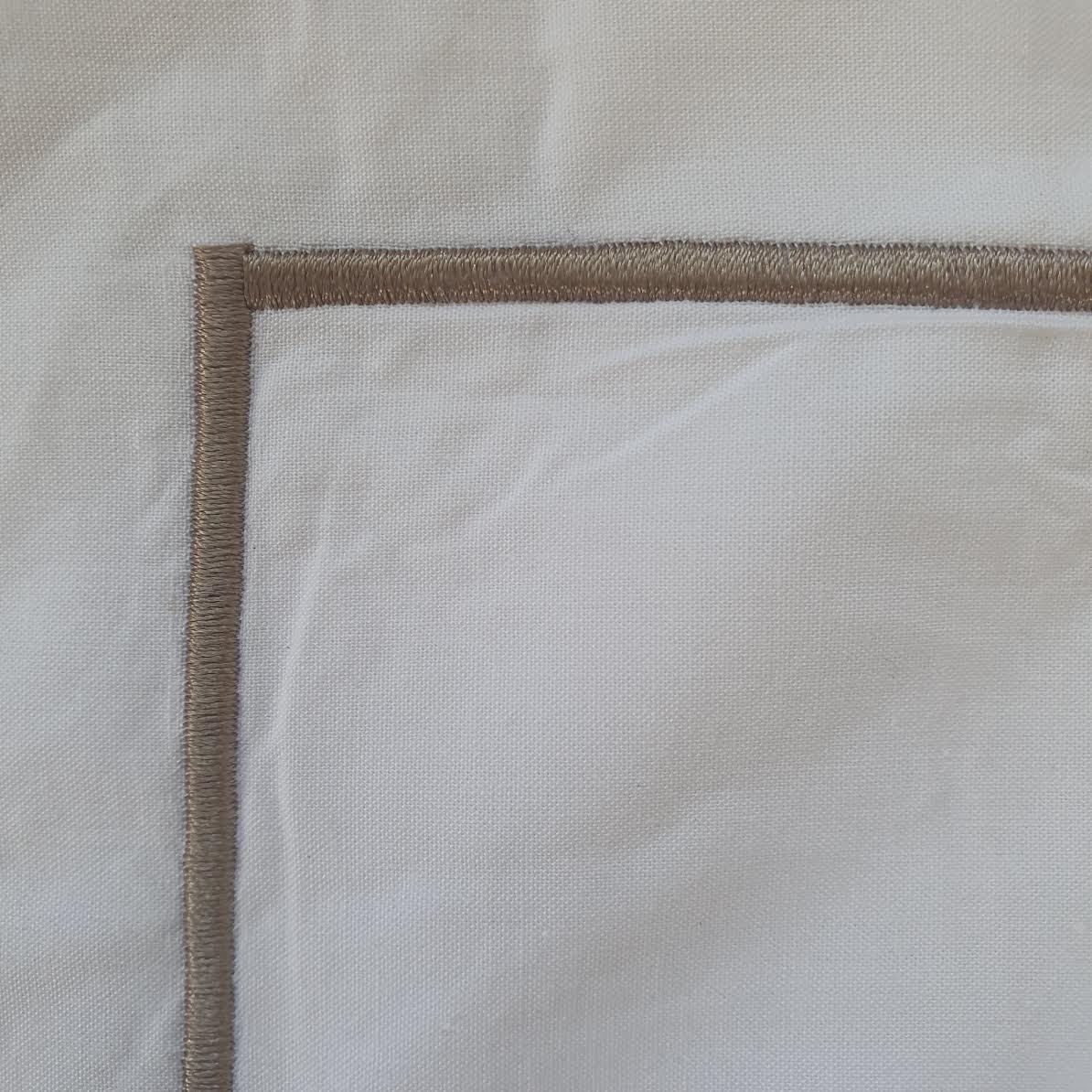 Pillow Cases - Satin Stitch Detail