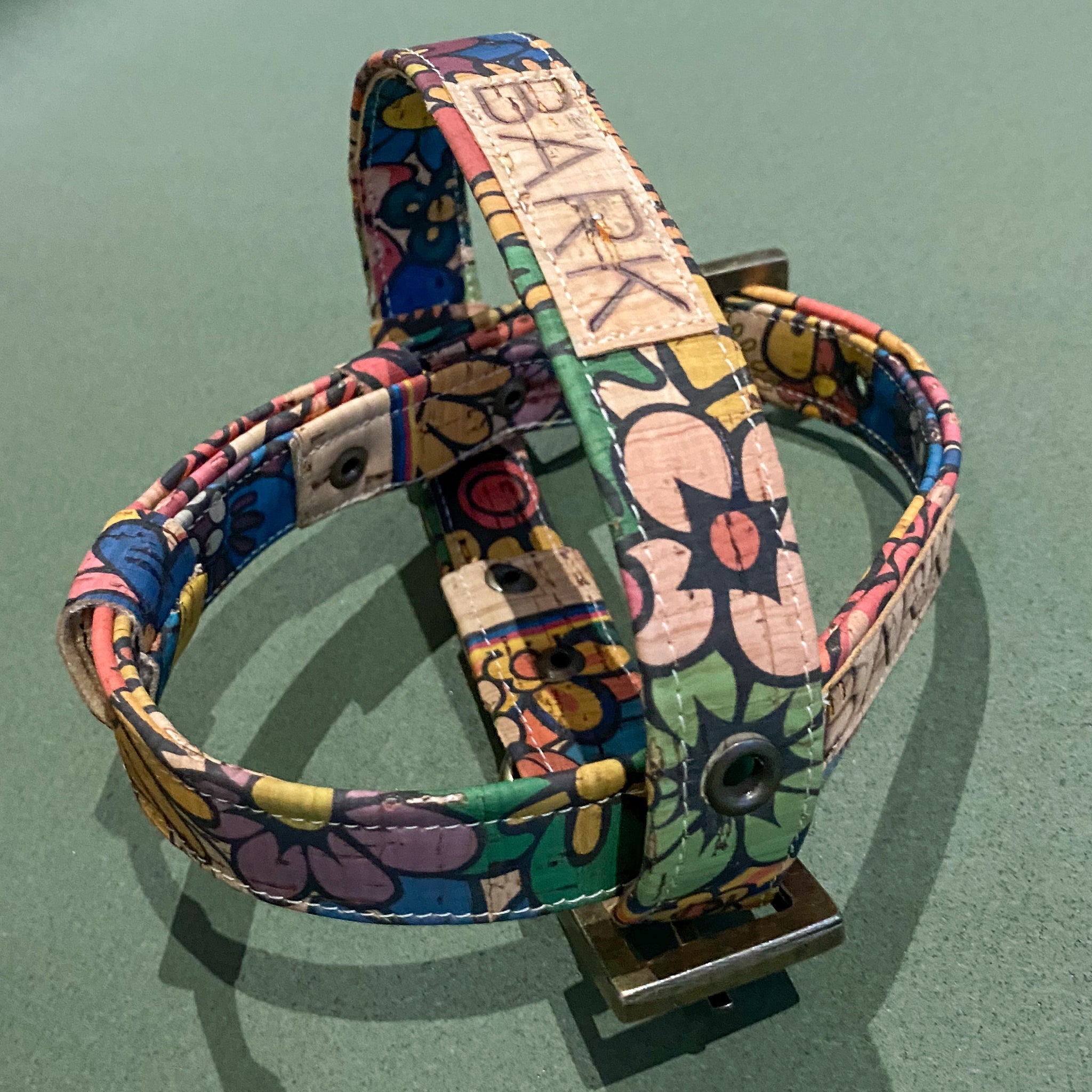 Flower Cork Dog Collar