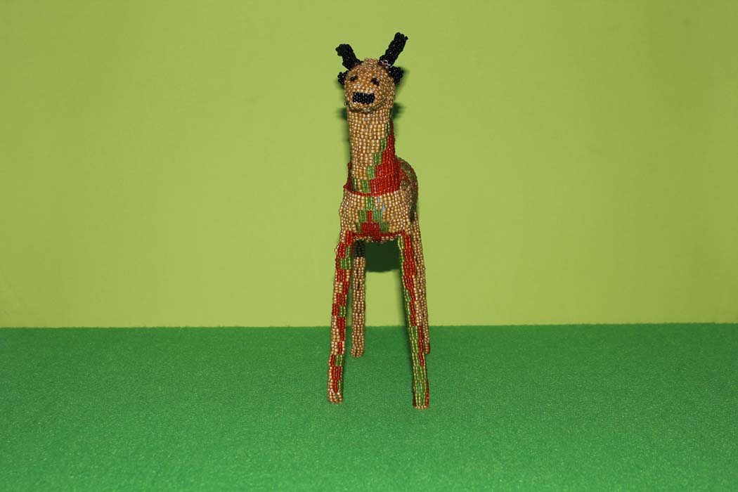 Bokkie Art - Mustard/Red