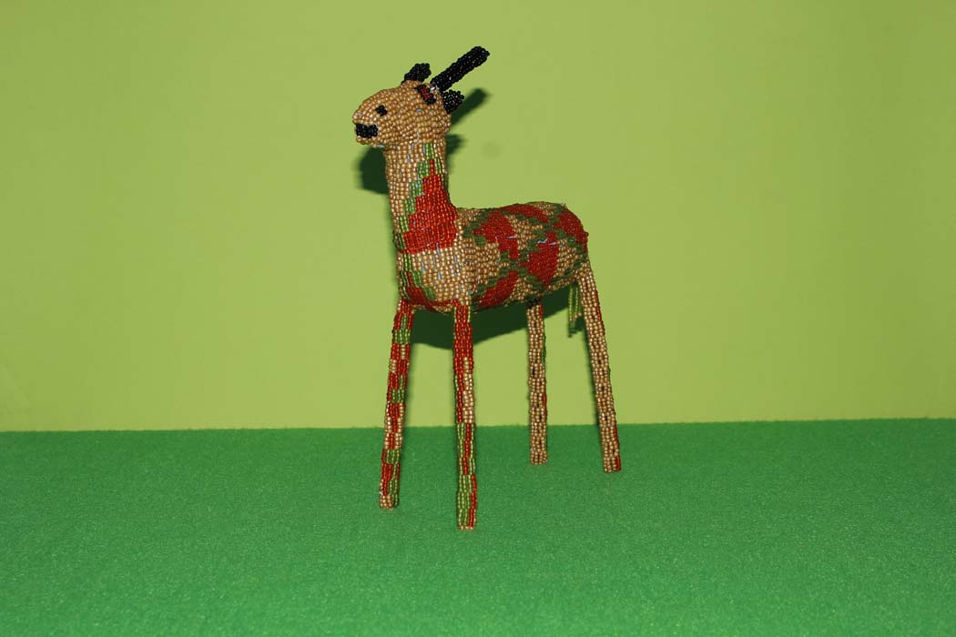 Bokkie Art - Mustard/Red