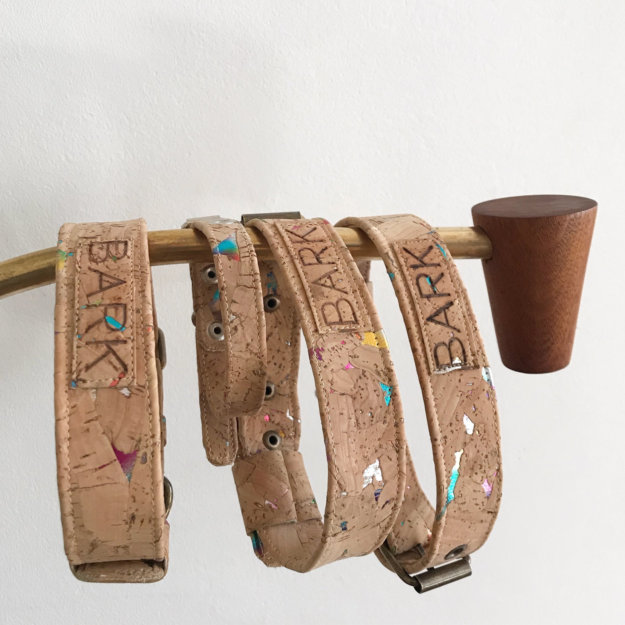 Rainbows & Unicorn Cork Dog Collar