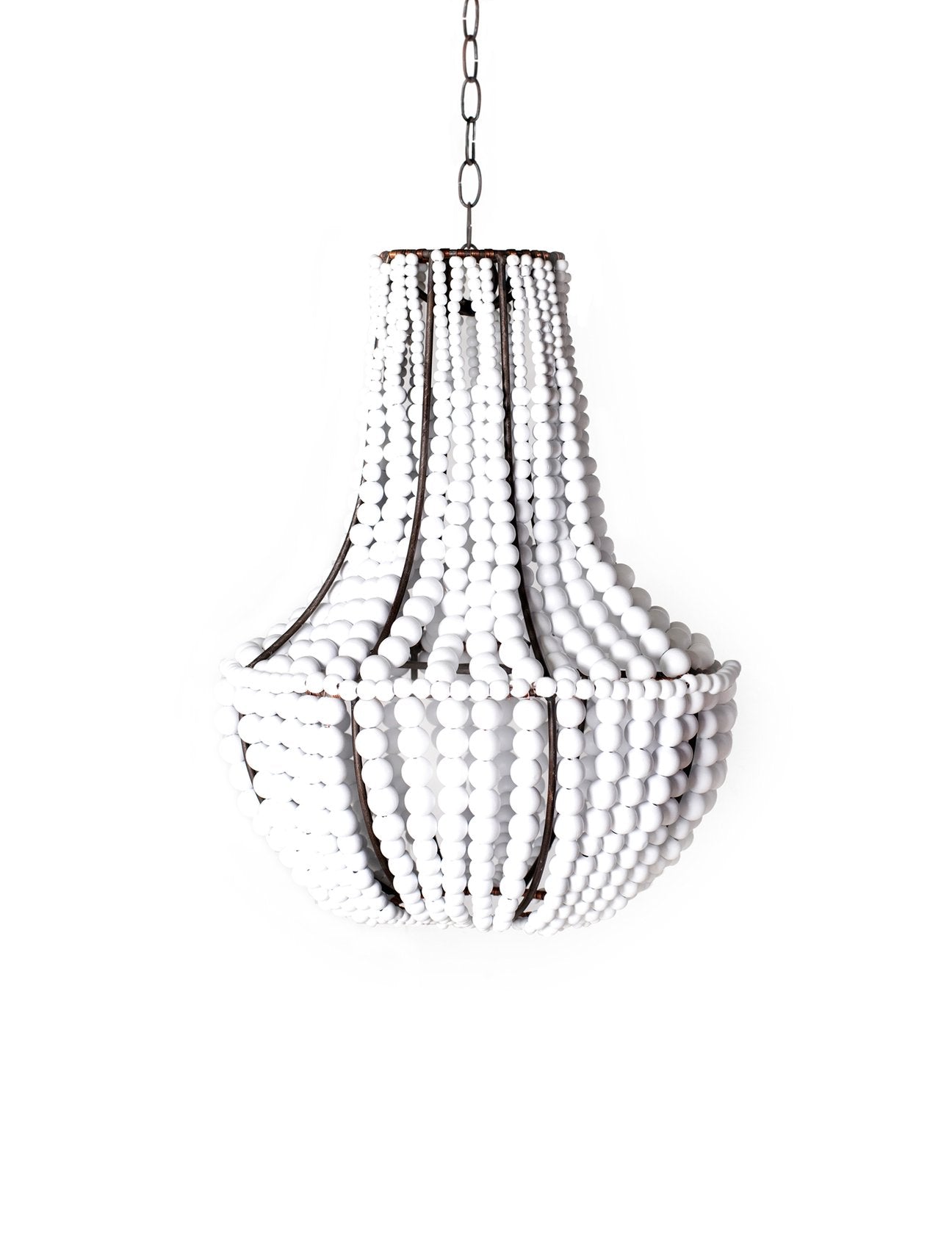 Lighting_Beaded_Chandelier_African_Seaside_White